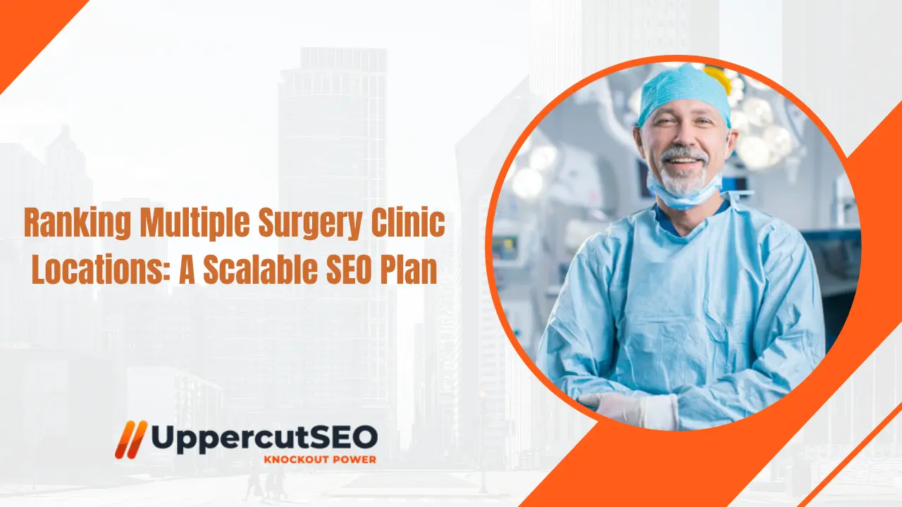 SEO strategy for ranking multiple plastic surgery clinic locations